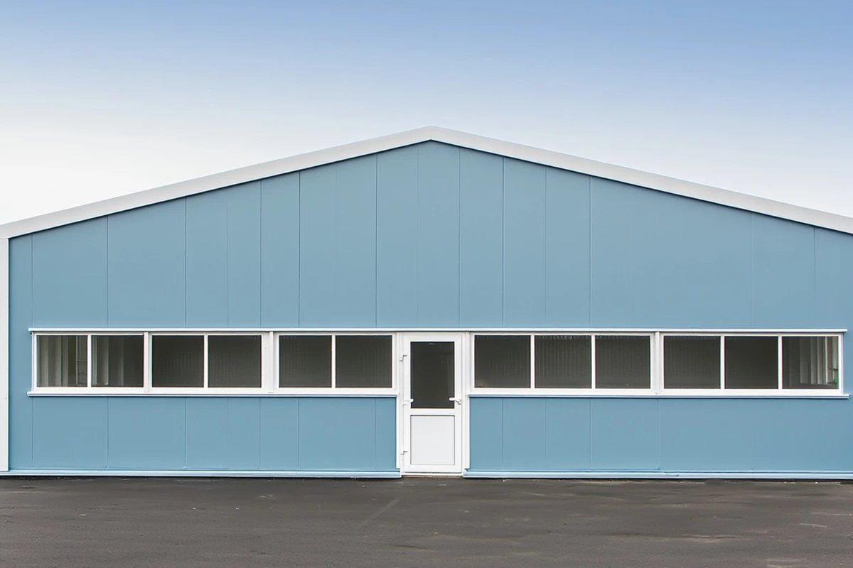 Ангар из металлоконструкций - проект 5